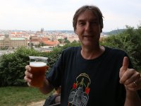 Yves Basset high upon all Prague!